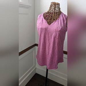 Pink Tank w/ Pocket